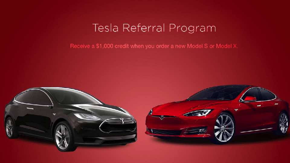 Tesla Referral Marketing Example Campaign